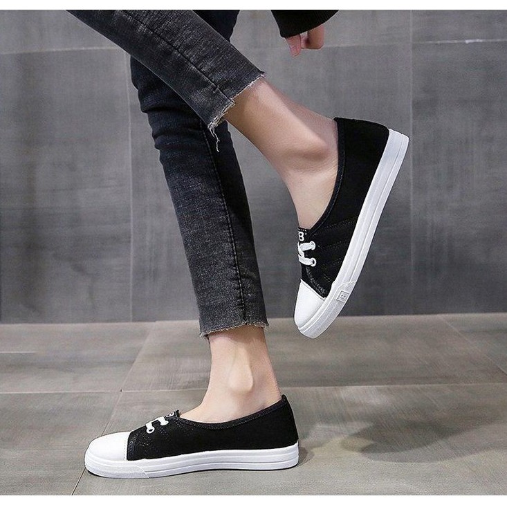 Giày nữ, giày SLIP-ON nữ đế bằng cực đẹp. Kiểu dáng nhẹ nhàng, phù hợp với mọi trang phục