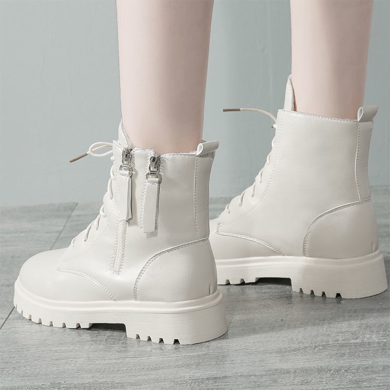 Giày bốt DR. MARTENS bằng cotton dày dặn tăng chiều cao kiểu dáng thời trang thu đông 2020 cho nữ | BigBuy360 - bigbuy360.vn