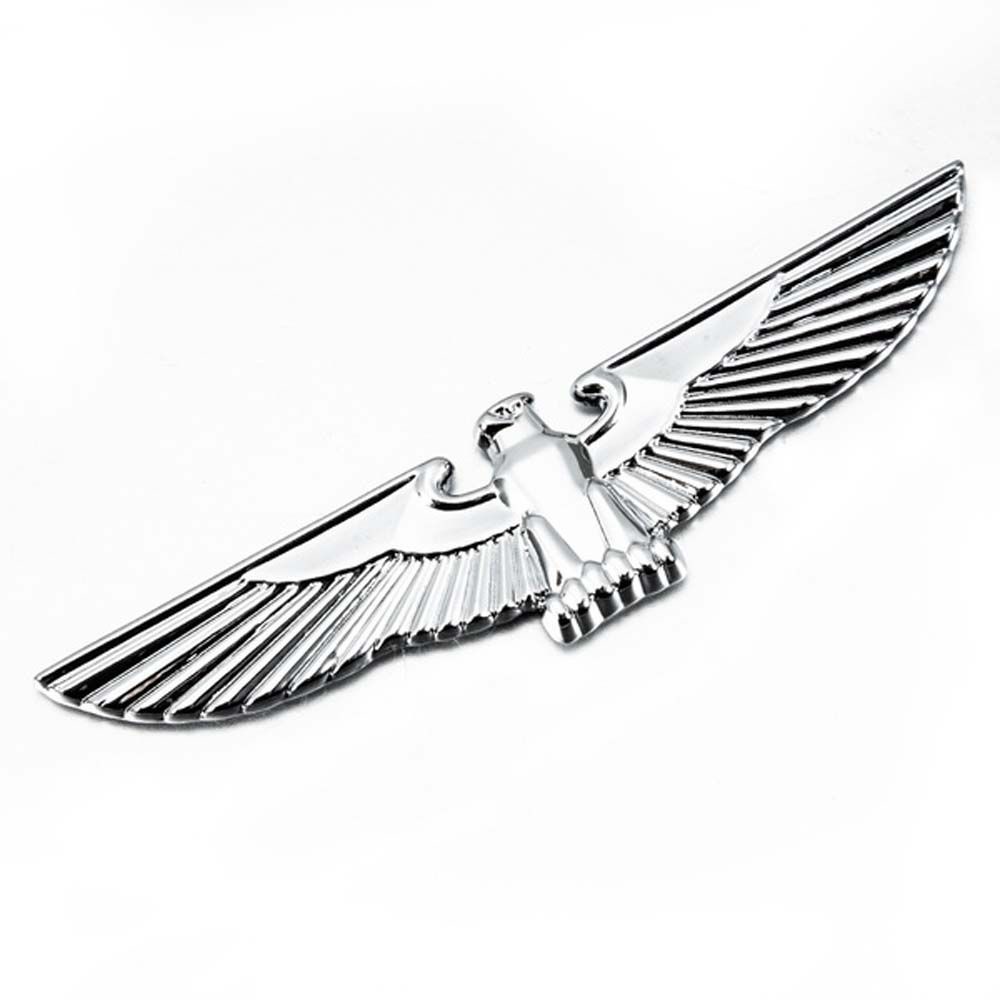 Miếng dán trang trí xe hơi tự dính hình chim đại bàng 3D bằng hợp kim kẽm nhiều màu sắc chống thấm nước