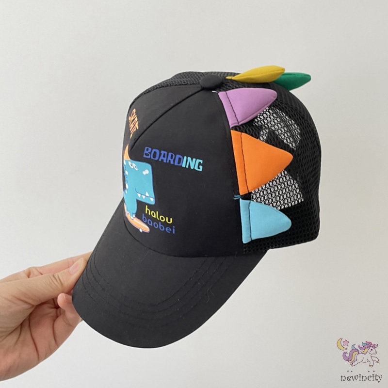 Nón Che Nắng Họa Tiết Khủng Long Hoạt Hình Ba Chiều Phong Cách Hàn Quốc Cho Bé