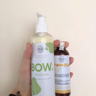Dưỡng tóc combo Bow + Pomelo ( KM: 1 set tất hoặc máy phun sương )