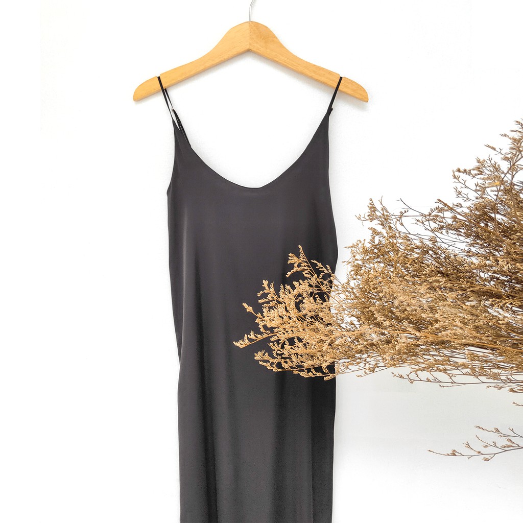 Set Váy Đầm Dáng Suông Shier Baybay Basic Minimalism Chất Lụa Cao Cấp Mùa Hè Dạo Phố Đi Biển Mặc Nhà