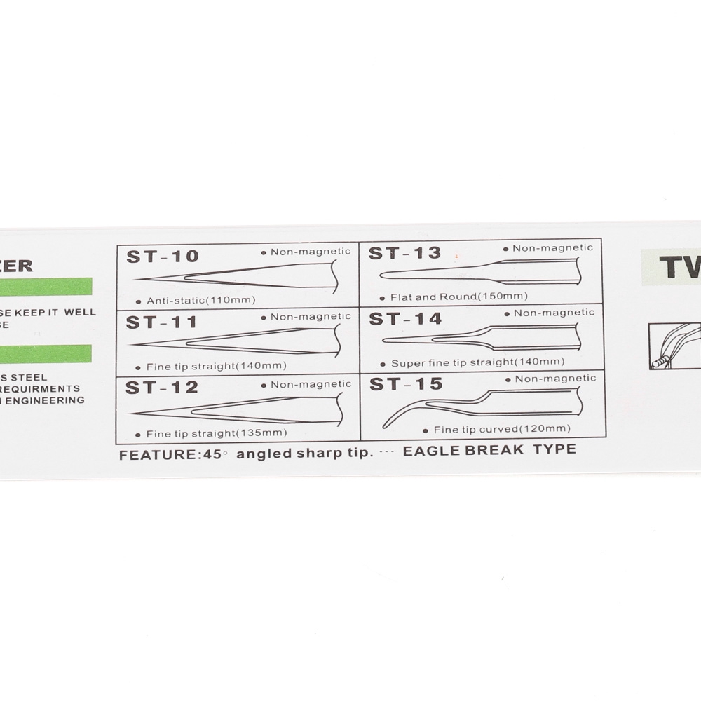 St.kunkka 1 cái nhíp thủ công để làm đồ trang sức