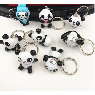 Móc khóa Panda 8 kiểu mẫu hình dễ thương