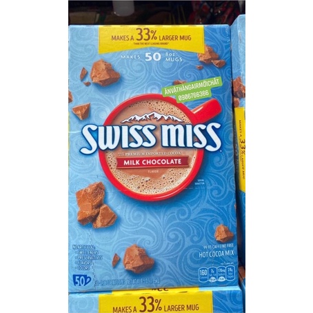 Bột Ca cao Swiss Miss Của Mỹ- 1.95kg 50 Gói