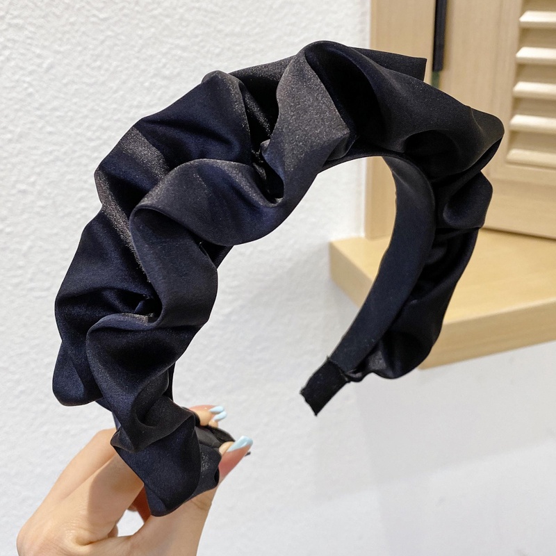 Băng Đô Cài Tóc Bản Rộng Gấp Gọn Kiểu Hàn Quốc Thời Trang Cao Cấp