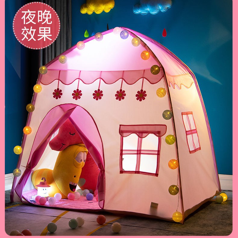 Lều cho trẻ em chơi nhà trong công chúa cô gái ngủ bé ngôi nhỏ mơ ước lâu đài