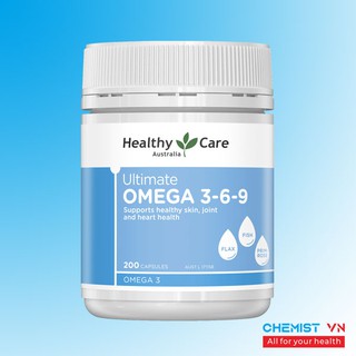 Omega 369 Của Healthy Care Úc 200 Viên (mẫu mới)