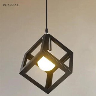 Đèn thả hình học độc đáo hình lập phương