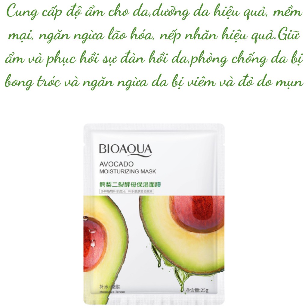 Mặt Nạ Giấy Dưỡng Da Trái Cây Trắng Sáng Cấp Ẩm Nước Giảm Mụn Mask Hoa Quả Bioaqua P0382 | WebRaoVat - webraovat.net.vn