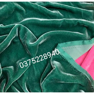 Vải nhung tơ tằm siêu cấp