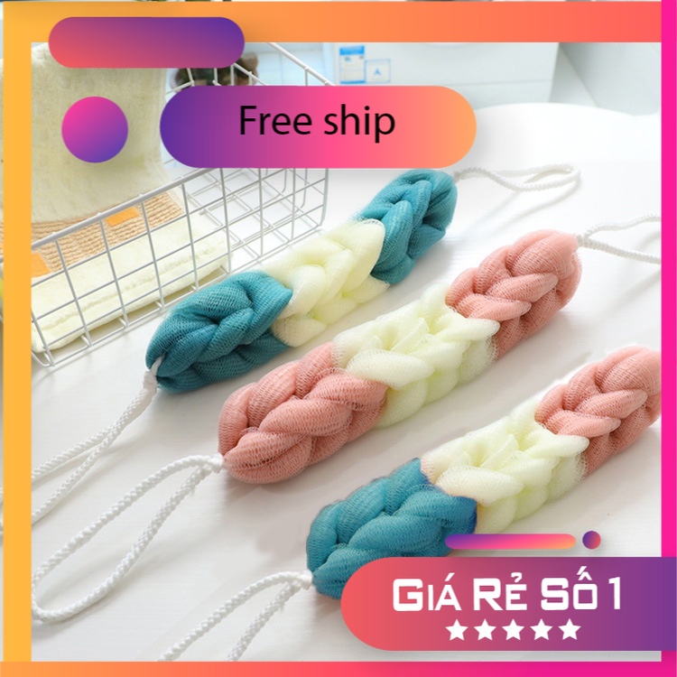 Bông Tắm Dài Tạo Bọt Cao Cấp, Chất Liệu Lưới Tắm Nhập Khẩu Cao Cấp Và An Toàn Cho Sức Khỏe