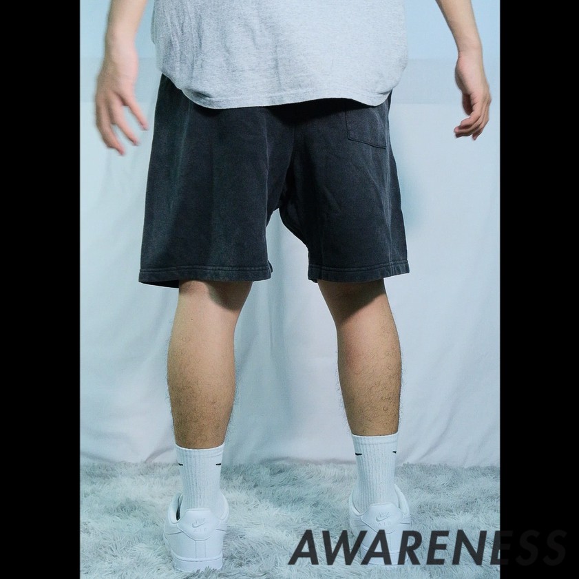 Quần short Wash Essentials Unisex Nam Nữ - Quần short ngắn Form rộng chất liệu nỉ cotton - awareness