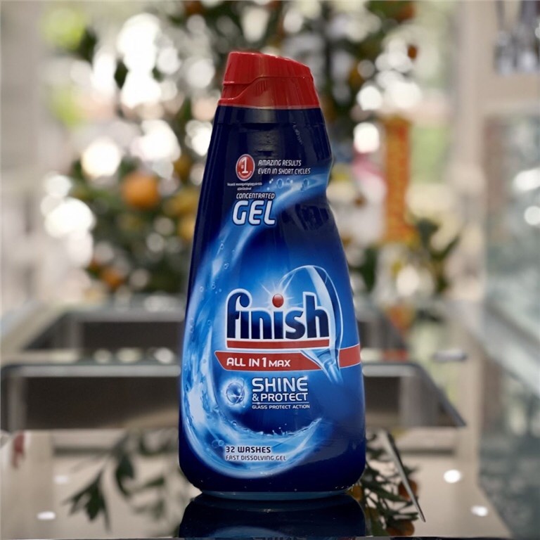 [Mã BMLT35 giảm đến 35K đơn 99K] Gel rửa bát Finish All in 1 Max - 650ml