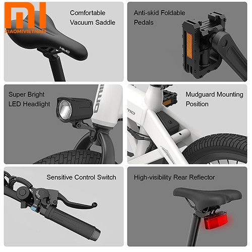Xe đạp điện trợ lực Gấp gọn Xiaomi Himo Z20 - Bản mới 2023