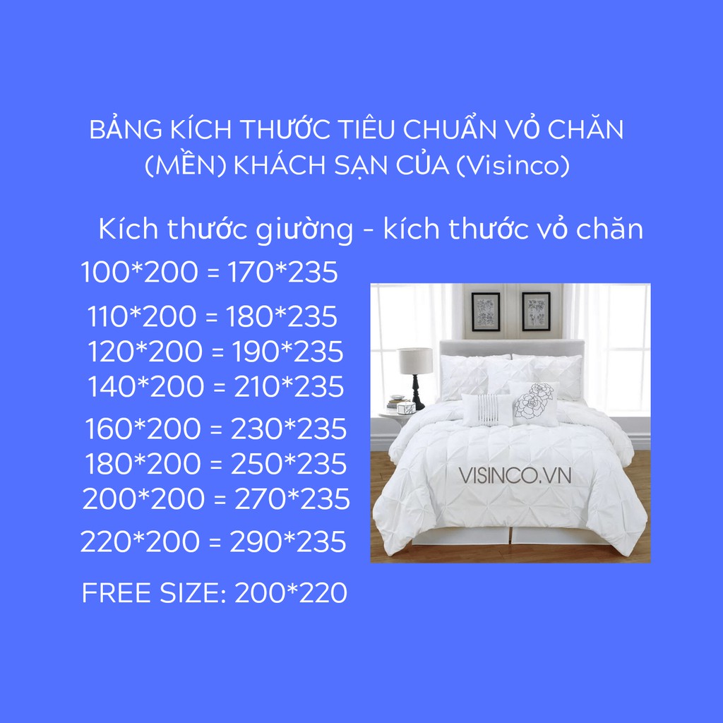 [Ở NGAY ĐÂY]Vỏ Chăn Khách Sạn - Nằm trong Bộ Sưu tập Chăn Ga Gối Cao Cấp Khách Sạn 5 sao