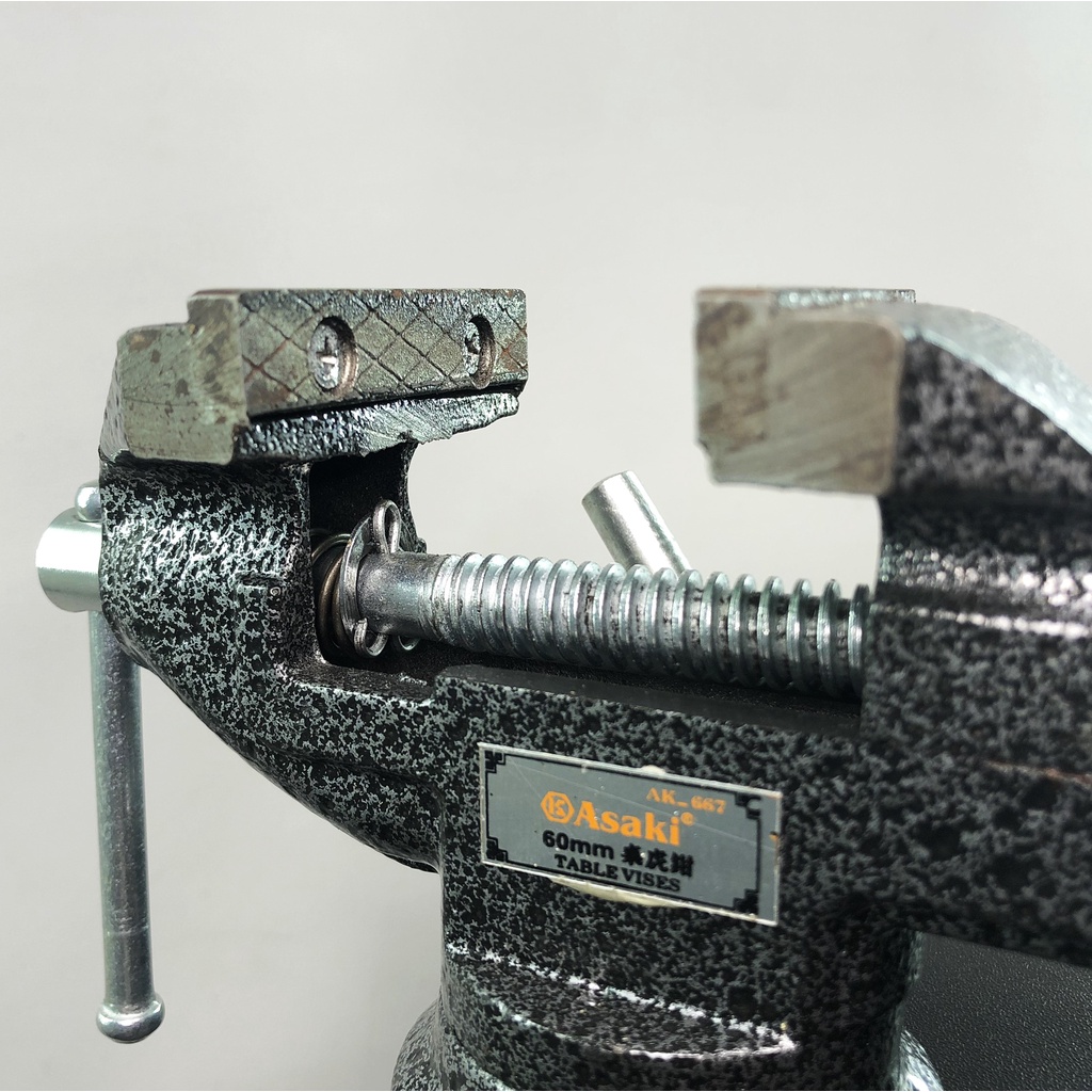 Ê Tô Kẹp Bàn Xoay 60mm Kẹp Giữ Chi Tiết Khi Gia Công Đồ Vật