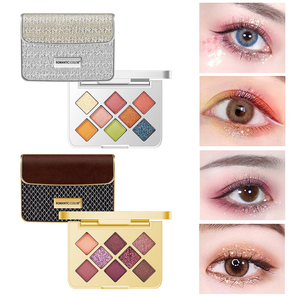 (Hàng Mới Về) Bảng Phấn Mắt Novo 8 Màu Lì Và Ánh Ngọc Trai Kết Hợp Trang Điểm Kháng Nước Lâu Trôi Và Chống Nhòe | BigBuy360 - bigbuy360.vn