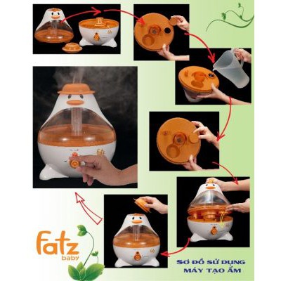 Máy tạo ẩm phun sương bằng công nghệ siêu âm Fatzbaby FB6126JX - Fatzbaby FB6126JX - Bảo hành 12 tháng toàn quốc