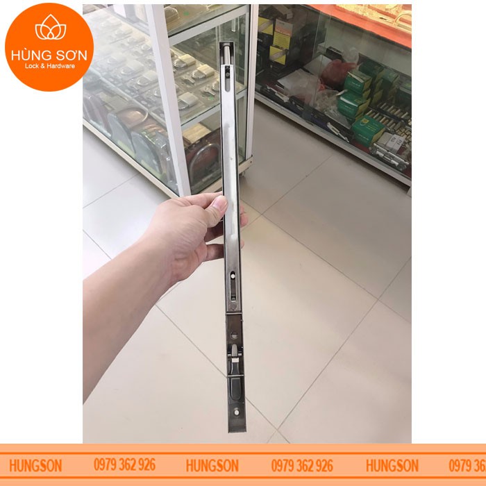 CHỐT ÂM CỬA GỖ INOX SUS 304 HUY HOÀNG 450MM