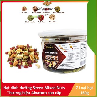 Mix 7 loại hạt dinh dưỡng Anaturo Hũ 150g