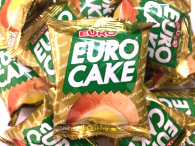 Hộp Bánh Trứng Euro Custard Cake Thái Lan Hộp 12 Cái - Bánh Bông Lan Ăn Vặt Thơm Ngon Mềm Mịn