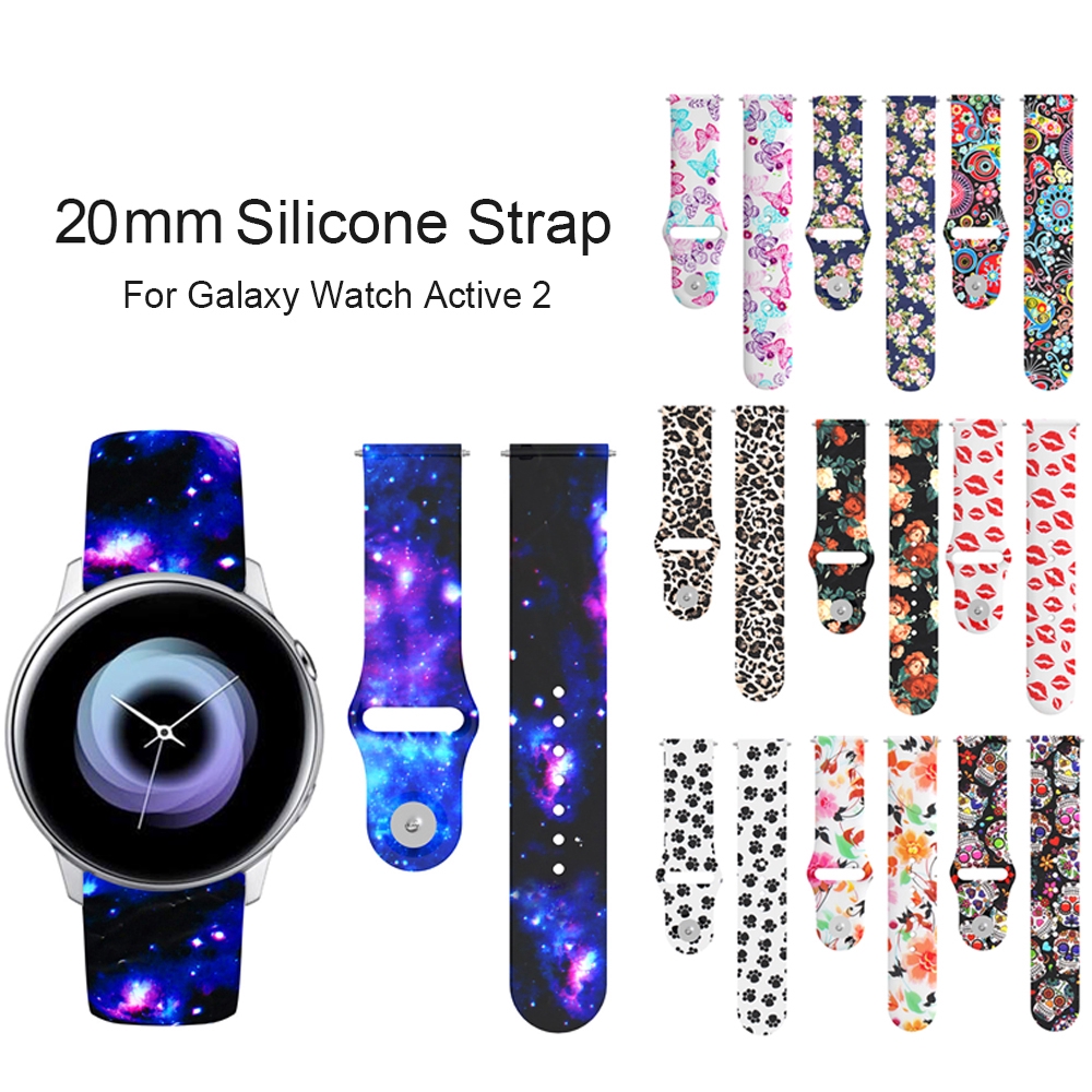 CHINK Galaxy Watch Band For Samsung Galaxy Watch Active 2 Strap 46mm 42 Gear S3 Huawei Watch 2 Soft Silicone Bracelet 20mm Strap