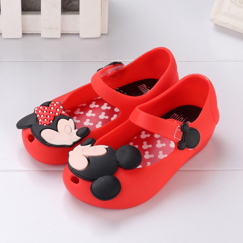 Giày Búp Bê Mềm Hình Chuột Mickey Minnie Melissa Cho Bé Gái