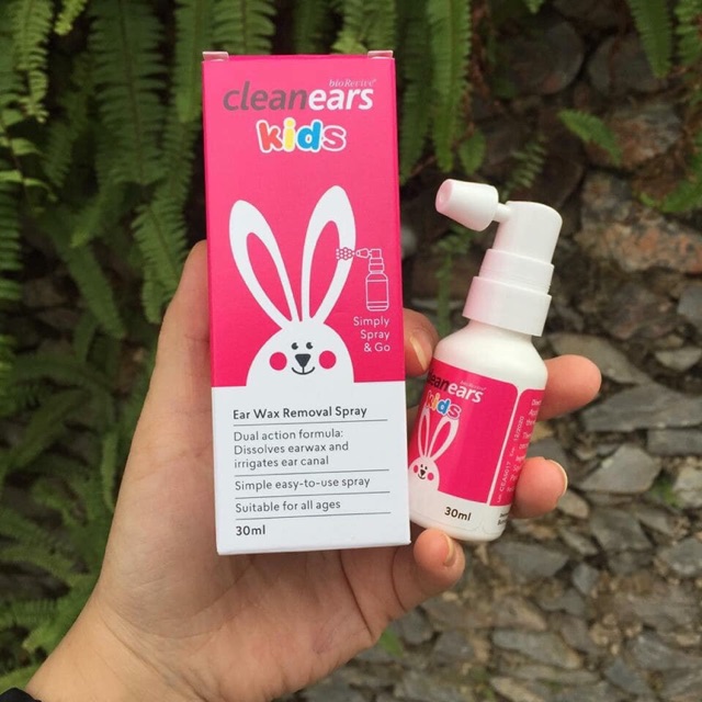 Xịt dáy tai cho bé