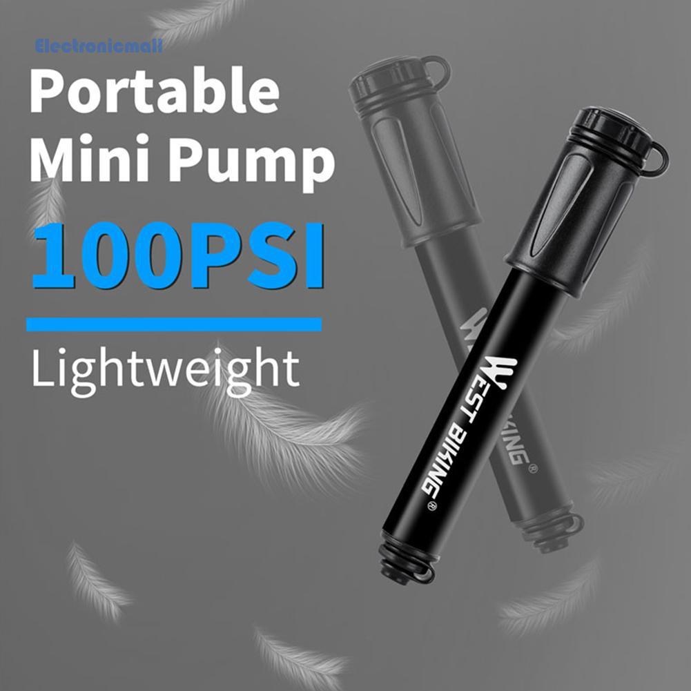 [Mã FASHIONT4MA2 giảm 10K đơn 50K] Bơm Xe Đạp Mini 100psi Kèm Ống