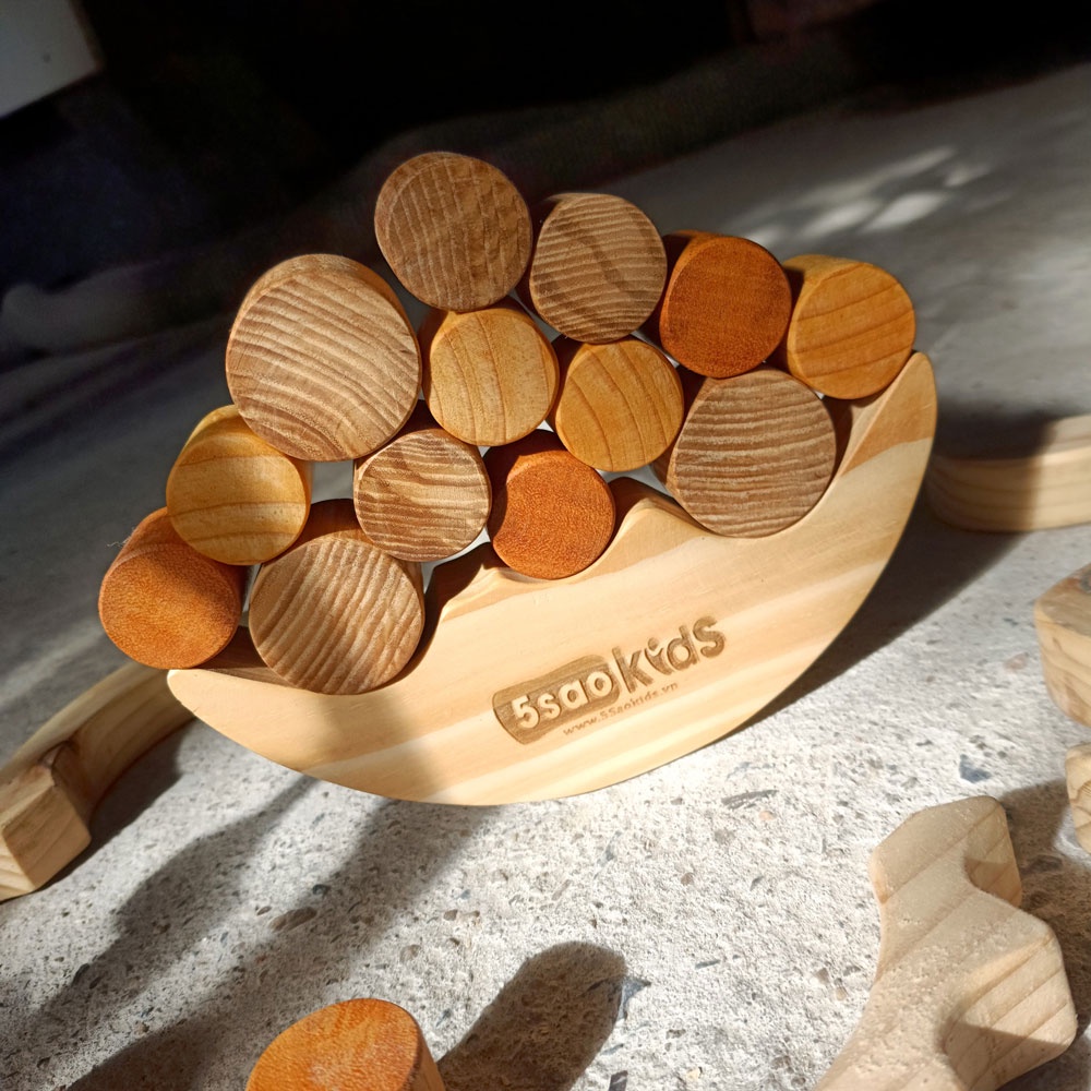 Bộ đồ chơi xếp hình cân bằng