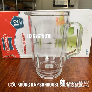 cối thủy tinh máy xay sinh tố sunhouse shd5112