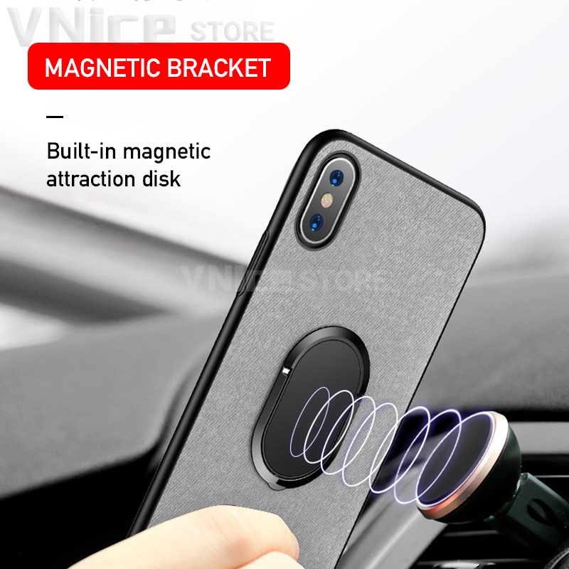 Kệ điện thoại Universal Finger Ring Holder Magnetic Phone Holder Stand In Car Phone Holder Mobile Phones magnet Support Smartphone For Iphone