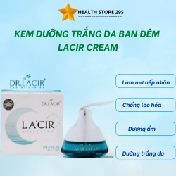 Kem dưỡng trắng da ban đêm health store kem dưỡng ẩm dr lacir hộp 35gr dưỡng trắng làm chậm quá trình lão hóa