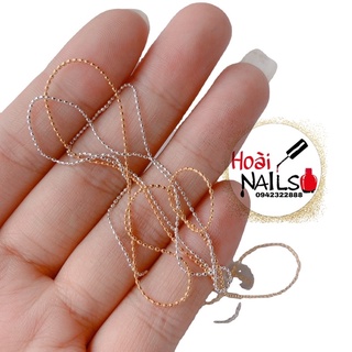 Bi dây nhỏ dẹt trang trí móng ( sợi 35-40cm)