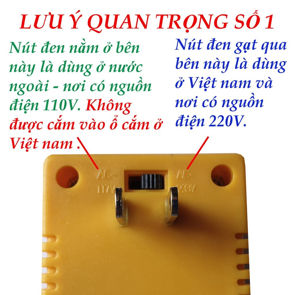 Biến Thế Đổi Điện 2 Chiều từ 220v-&gt;110v và 110v-&gt;220v