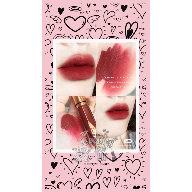 Son kem Charlotte Tilbury Hollywood Lips Liquid - Dangerous Liaison SALE 40% !!