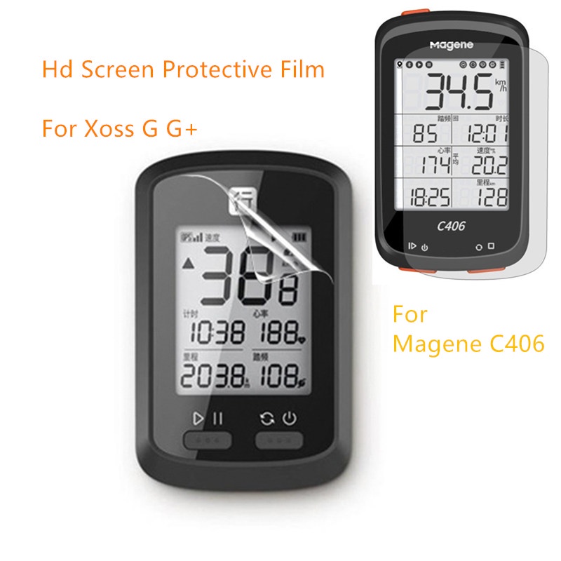 Phim bảo vệ màn hình hd cho máy tính đạp xe xoss g g + magene c406