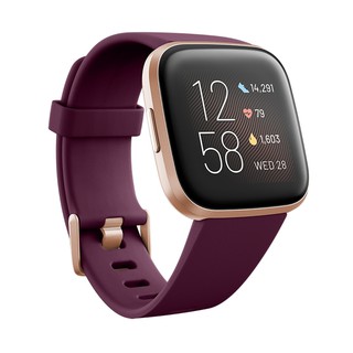 Fitbit Versa 2 Smartwatch (Bordeaux/Copper Rose