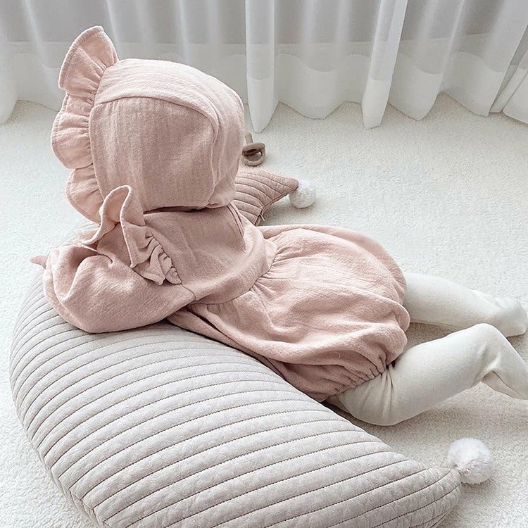 Body chip cánh tiên thêu hình chú hươu phong cách Hàn quốc cho bé Babysheep