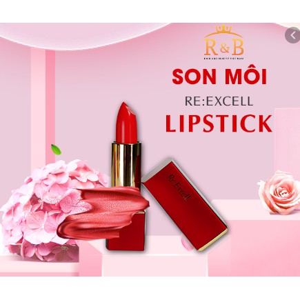 Son Môi – Re:Excell Lipstick Hàn Quốc 2 trong 1 dưỡng ẩm chứa Collagen giá rẻ cực tốt