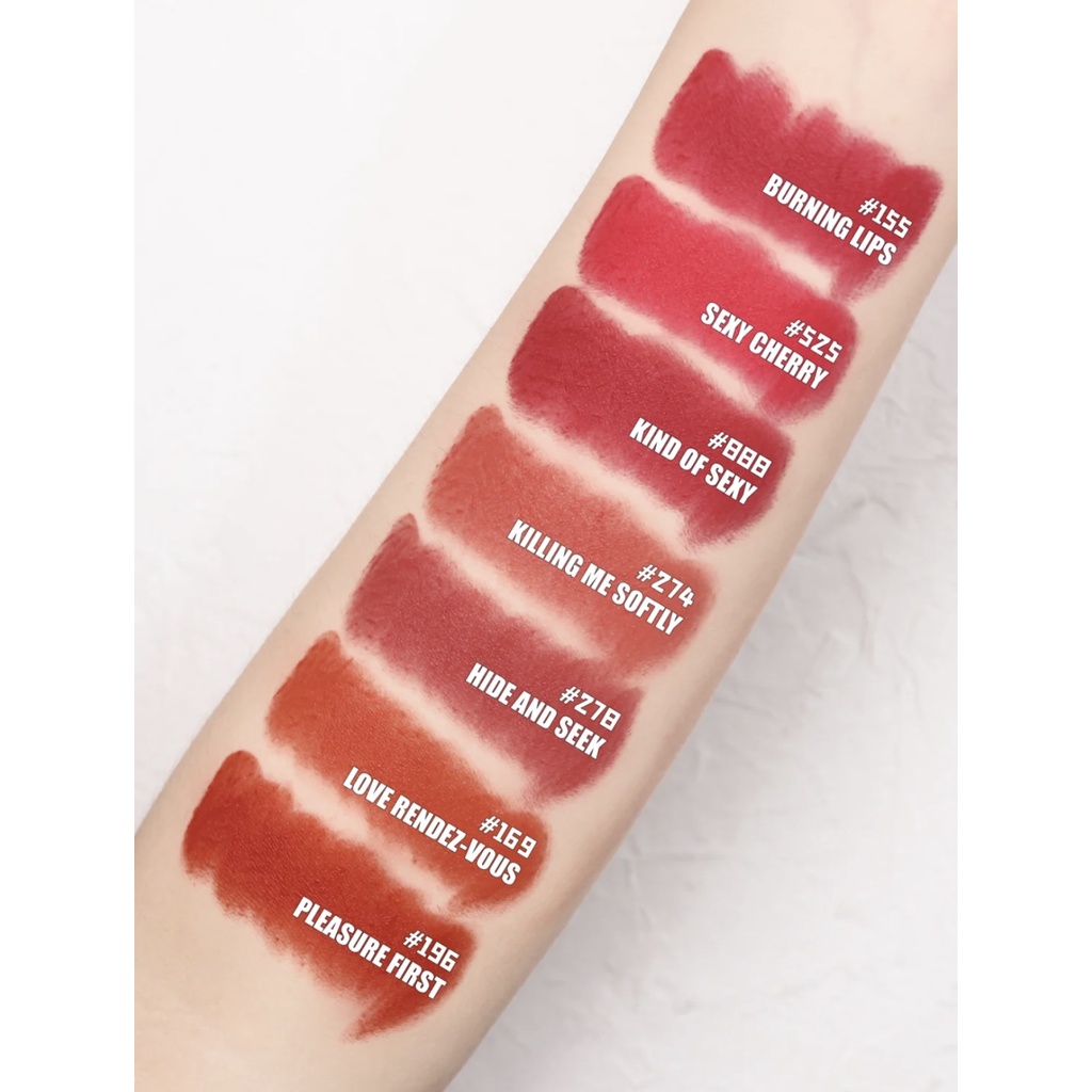 Son môi Lancome 274/196 /888 1.6G màu nhung đen vàng dưỡng ẩm linh hoạt cho nữ