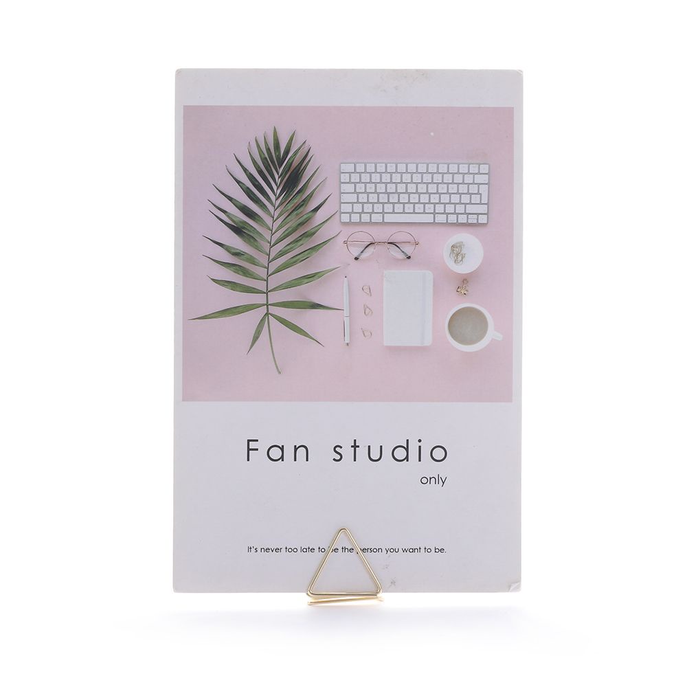 1 kẹp giữ ảnh/ kẹp giấy bằng kim loại để bàn trang trí tiệc cưới nhiều màu