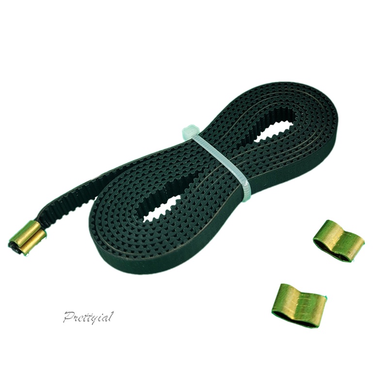 [PRETTYIA1] GT2 Open Timing Belt 1.3meter w/Copper Buckles for Ender3 3D Printer Parts