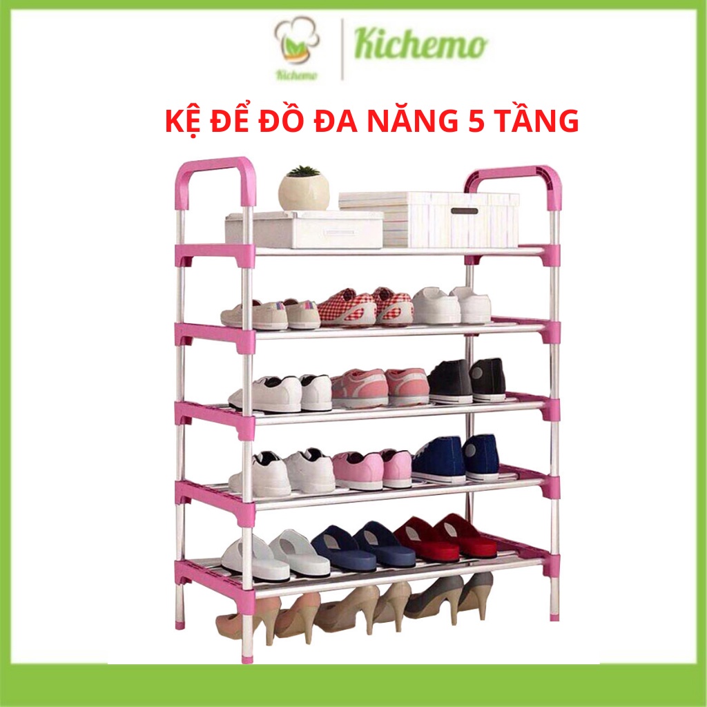 Kệ để giày dép inox 5 tầng đa năng cao cấp