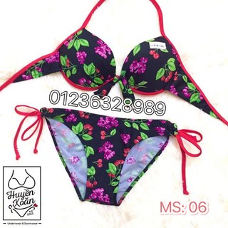 Bộ bơi bikini Thái Lan dáng basic có gọng