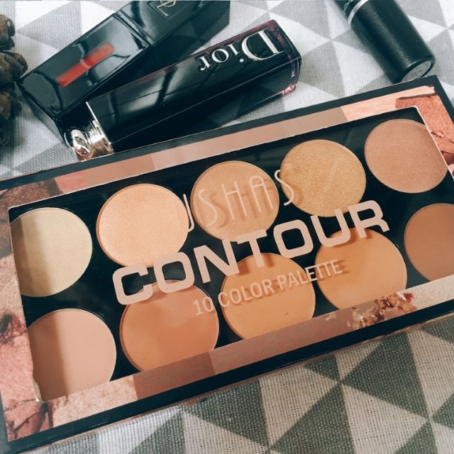 Bảng contour tạo khối highlight 10 màu Ushas | BigBuy360 - bigbuy360.vn