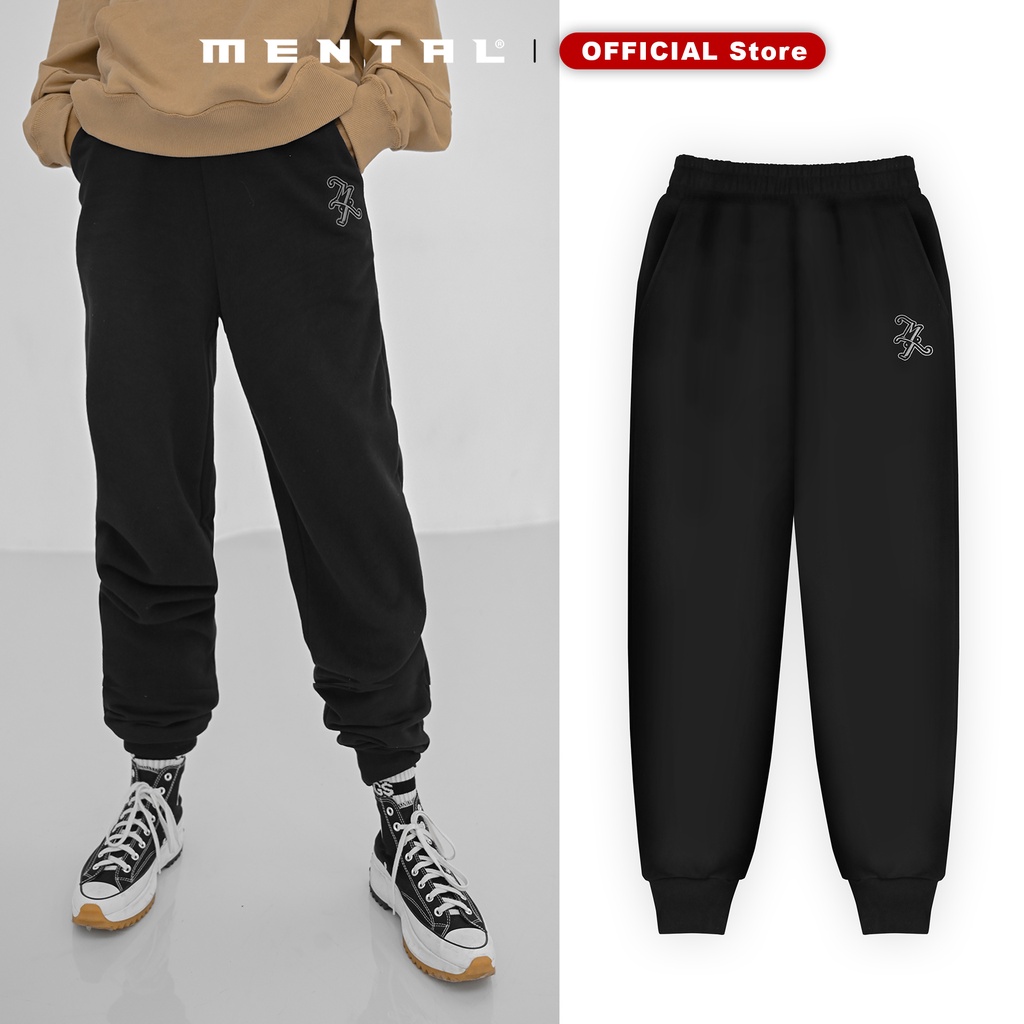 Quần Jogger Nam Nữ MENTAL®️ Thêu MT Signature Sweatpants