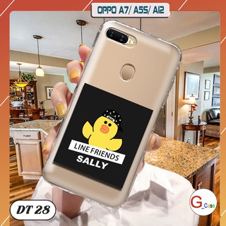 Ốp lưng OPPO A7/ A5S/ A12 dẻo trong in hình