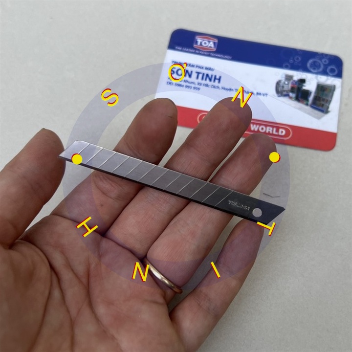 Lưỡi dao size nhỏ 9mm TOLSEN 30012